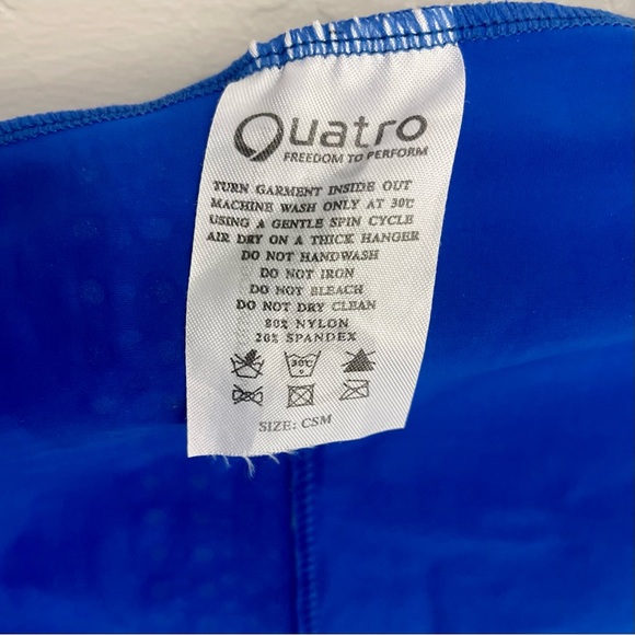 Quatro Pirouette Royal Gymnastics Leotard Girls Size CSM - Picture 4 of 5